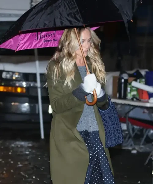Sarah Jessica Parker NYC Long Coat