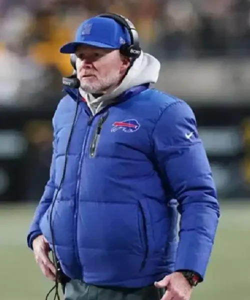 Sean McDermott Buffalo Bills Puffer Jacket