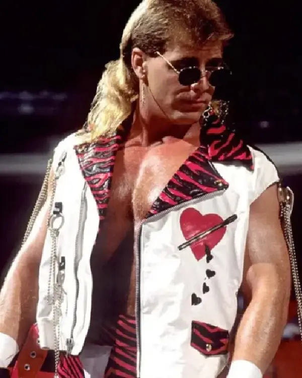 Shawn Michaels WWE White Leather Vest