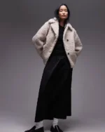 Shop And Other Stories Faux Fur Jacket Sale White