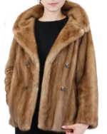 Shop Avery Brown Fur Coat For Sale