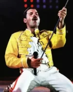 Shop Concert Freddie Mercury Yellow Leather Jacket Sale