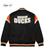 Shop Heavyweight Anaheim Ducks Full-Snap Satin Jacket Sale