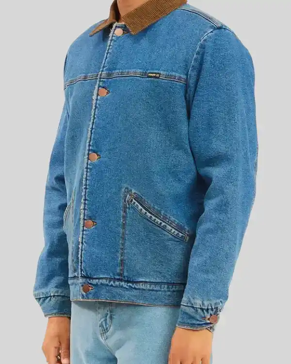 Shop Jonathan Byers Stranger Things Season 05 Charlie Heaton Blue Jacket Sale Site post