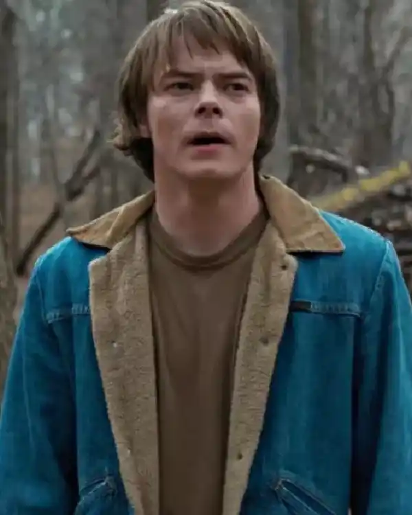 Shop Jonathan Byers Stranger Things Season 05 Charlie Heaton Blue Jacket