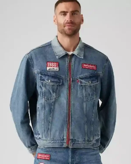 Shop Levi’s X McLaren Racing Heritage Trucker Jacket