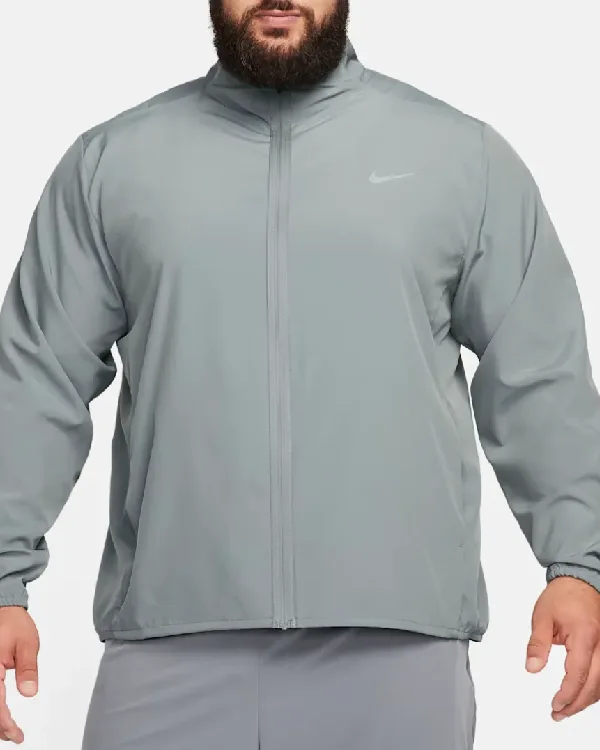 Shop Men’s Nike Form Dri-FIT Versatile Full Zip Jacket Grey