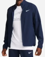 Shop Men’s Nike Form Dri-FIT Versatile Full Zip Jacket Sale Blue open