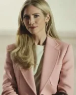Shop Nina Jarvis The Beast in Me 2025 Brittany Snow Pink Blazer Sale