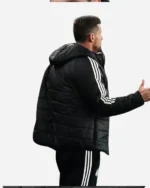 Shop Portuguese Football Manager Marco Silva Black Hooded Puffer Jacket