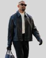 Shop Re-Creation – Eagles vs Bears Jalen Hurts Coach Leather Jacket Black Sale