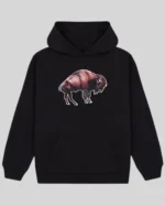 Shop Re-Creation – Unisex Golf Wang 2025 Buffalo Bills Cutout Pullover Hoodie Black Sale