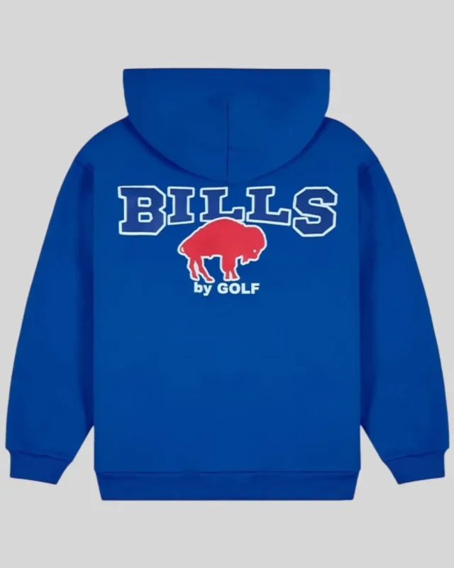 Shop Re-Creation – Unisex Golf Wang 2025 Buffalo Bills Cutout Pullover Hoodie – Blue Sale