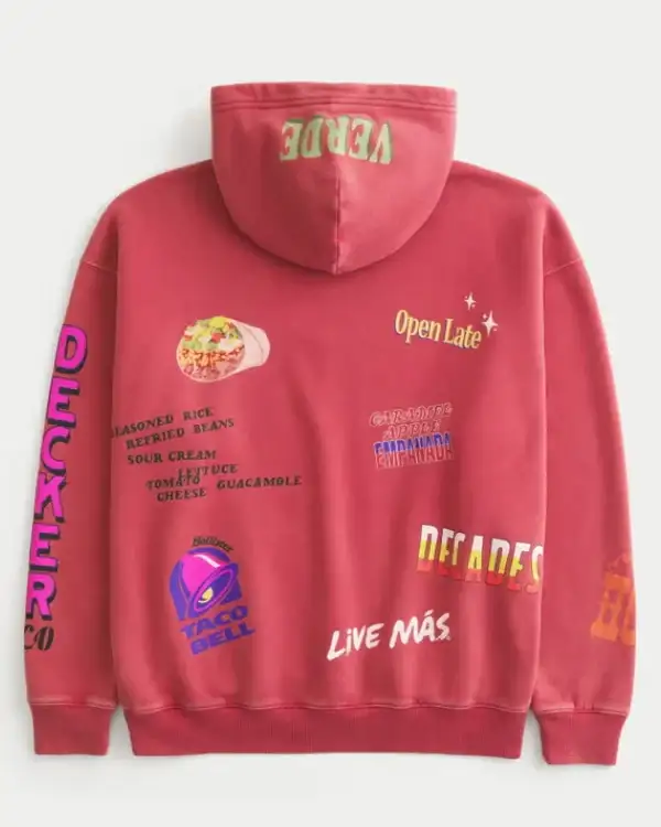 Shop Recreated - Hollister x Taco Bell Boxy Graphic