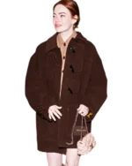 Shop Recreation – Emma Stone Brown Toggle Coat Sale