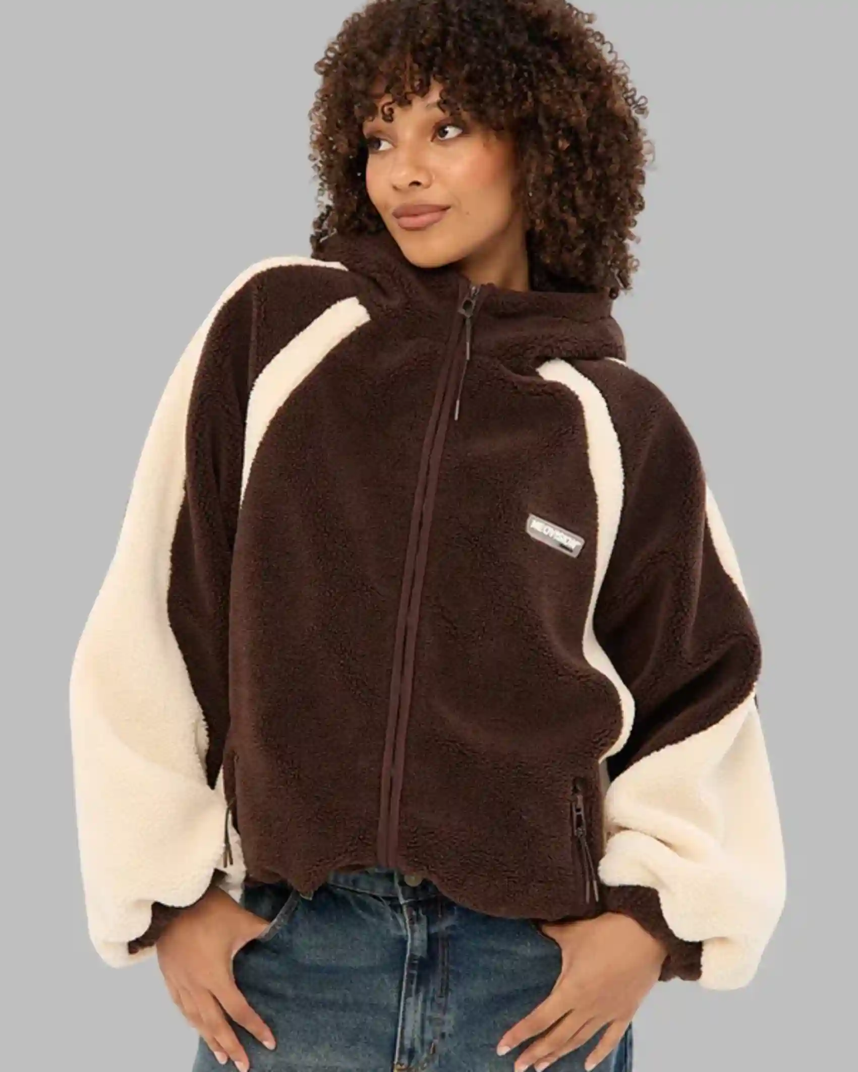 Shop Recreation – Orbital Neovision Gravity Sherpa Hooded Jacket Sale Brown