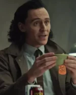 Shop Tom Hiddleston TV Series Brown Cotton Loki TVA Variant Jacket