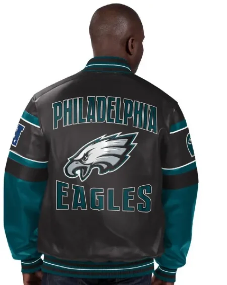 Shop Vintage Philadelphia Eagles NFL Leather Bomber Jacket Sale