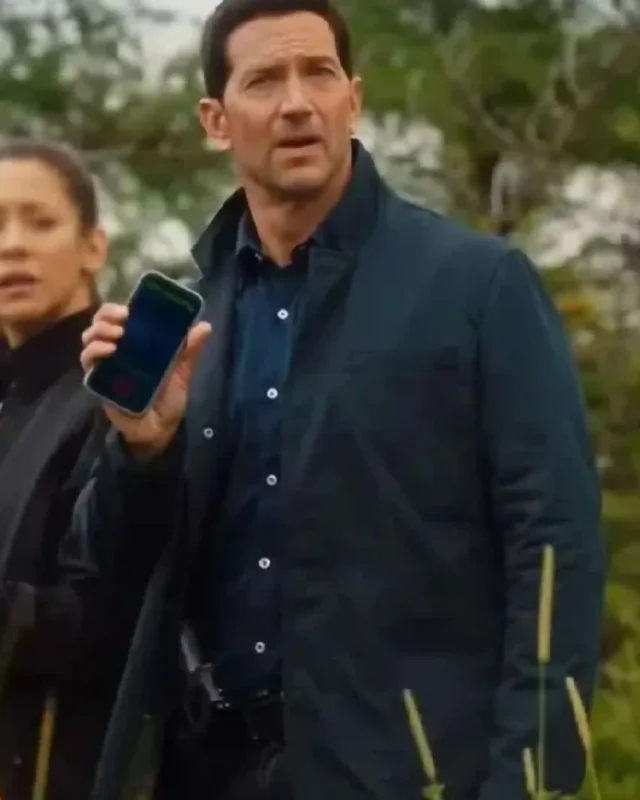 Shop the Hudson & Rex Luke Roberts Blue Cotton Jacket