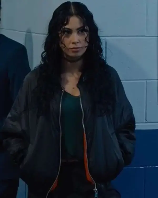 Shoresy S2 Blair Lamora Black Bomber Jacket