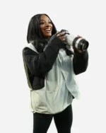 Simone Biles Levis Stadium NFL White Vest On Sale