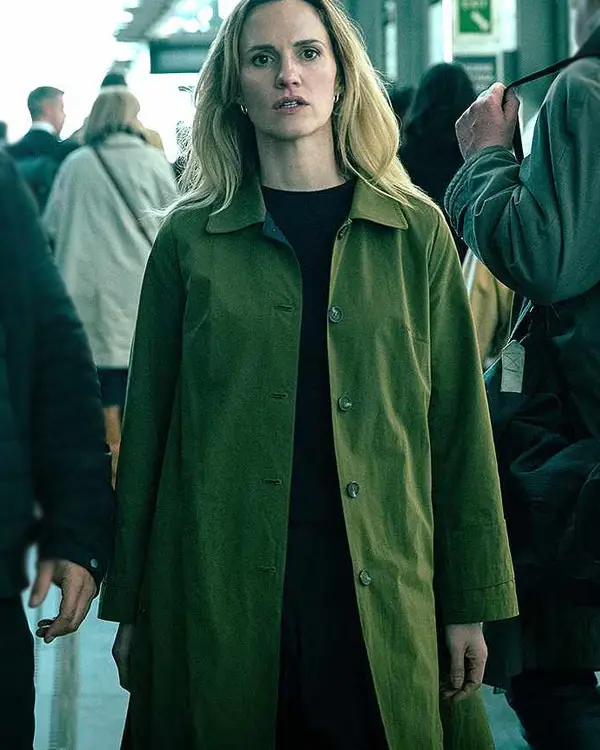 Slow Horses S04 Emma Flyte Green Coat sale