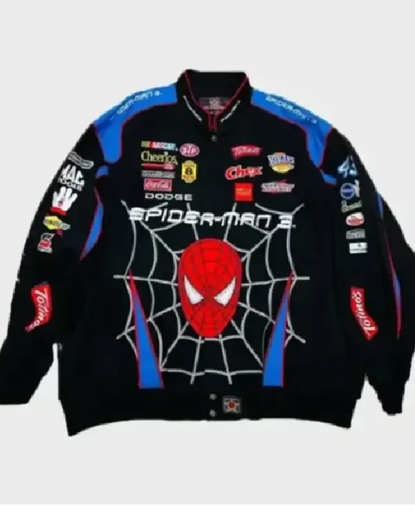 Spider Man Disney Daytona 500 Bomber Jacket