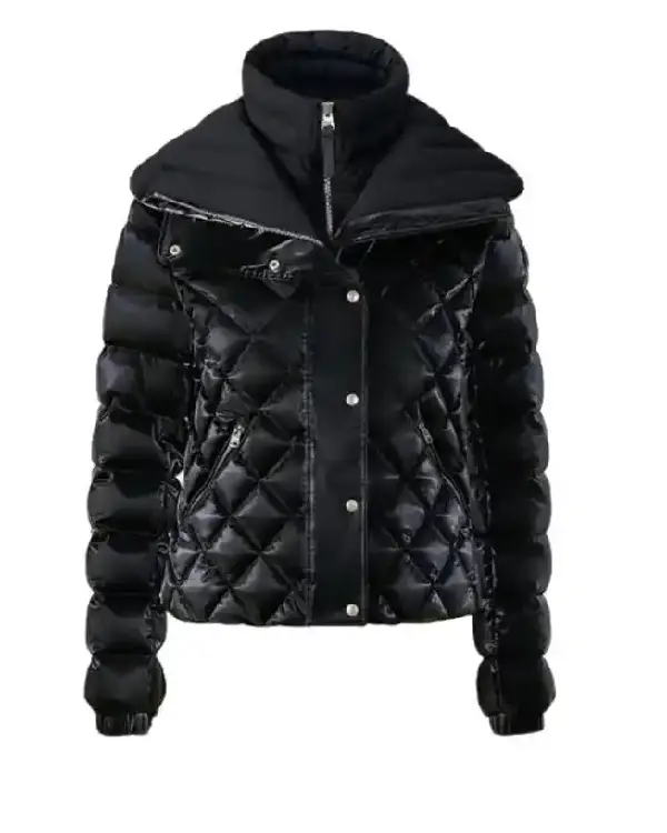 Stay Cozy & Chic in the Today Show Savannah Guthrie Black Quilted Puffer Jacket
