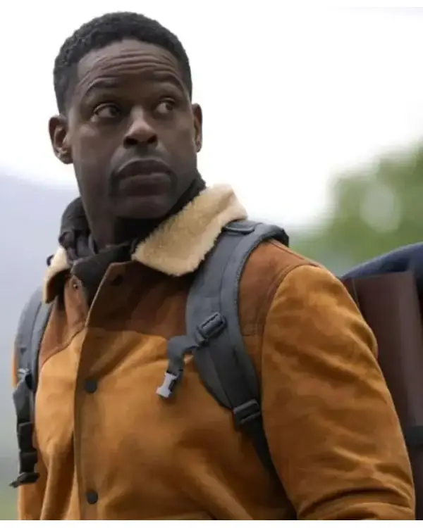 Sterling K. Brown Paradise Brown Suede Leather Jacket