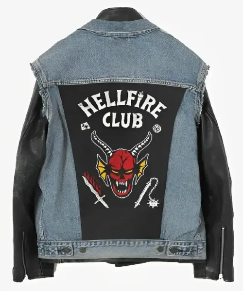 Stranger Things Hellfire Club Eddie Munson Denim Jacket