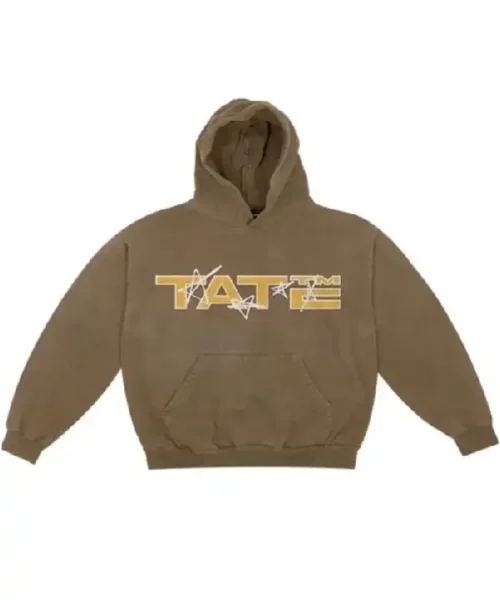 Tate Mcrae Stars Brown Pullover Hoodie