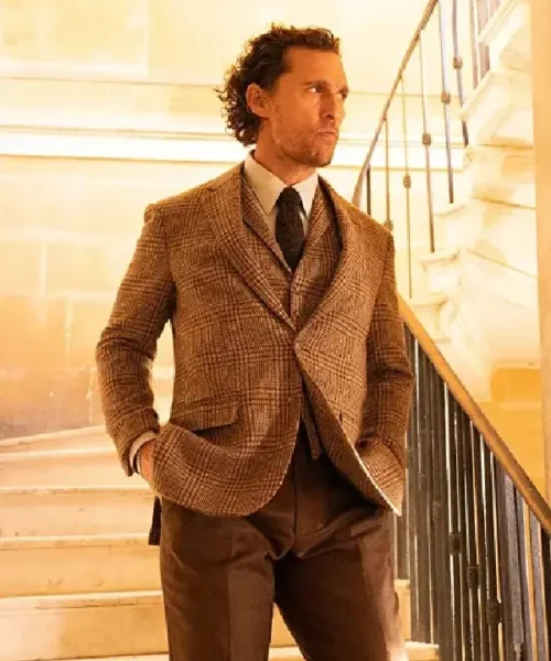 The Gentlemen Michael Pearson Three Piece Plaid Suit