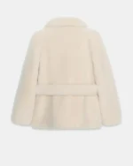 The Today Show 2025 Jasmine Snow Wide Peter Pan Collar, Cinched Waist Belt & Plush