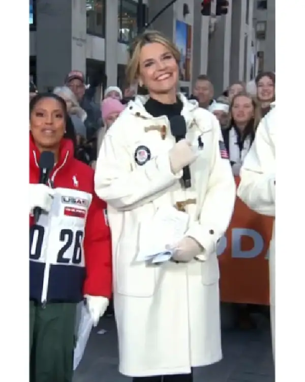 The Today Show Savannah Guthrie Team USA Toggle Coat