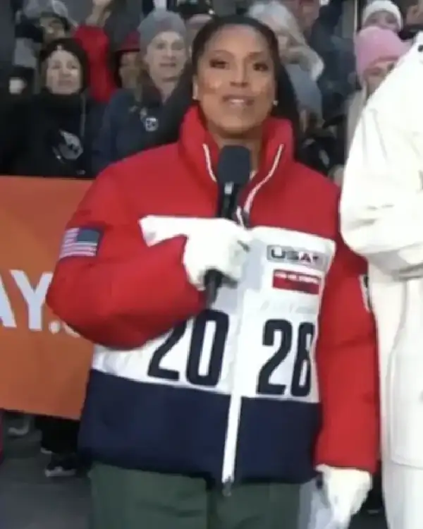The Today Show Sheinelle Jones Team USA Ceremony Jacket