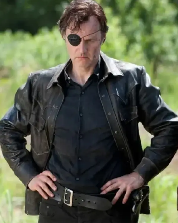 The Walking Dead Governor Leather Black Jacket