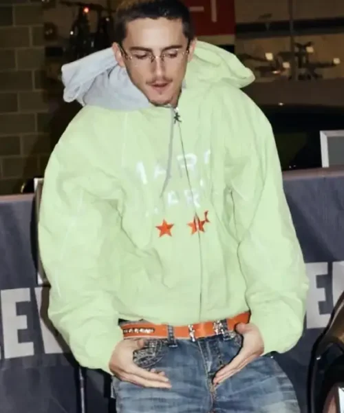 Timothée Chalamet Marty Supreme Green Jacket