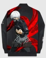 Tokyo Ghoul Unisex Black Starter Varsity Jacket sale