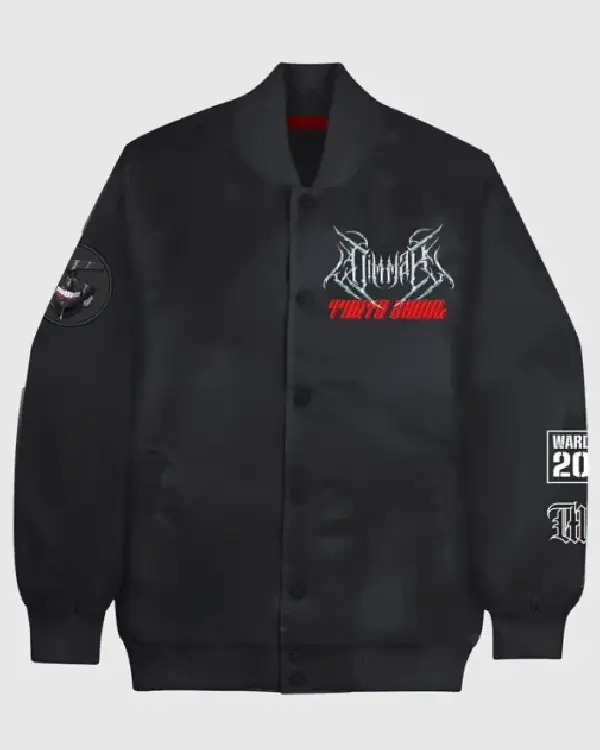 Tokyo Ghoul Unisex Black Starter Varsity Jacket
