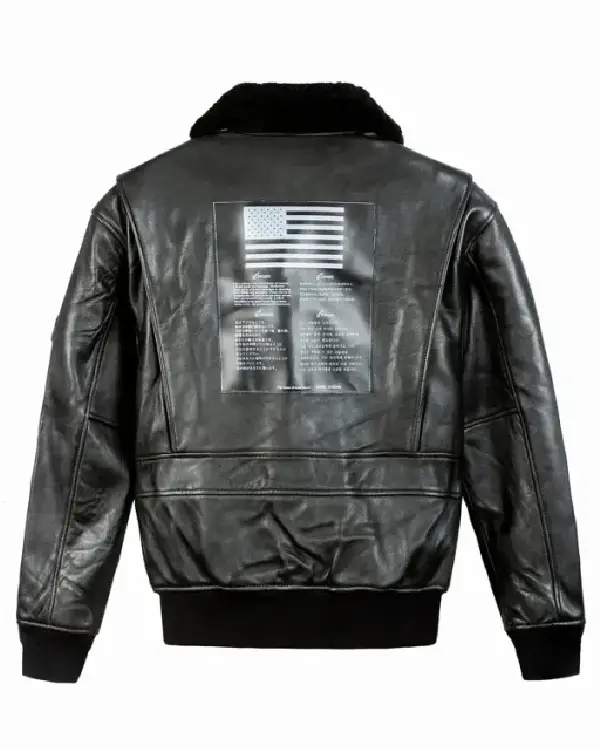 Top Gun Maverick United States Flag G-1 Leather Jacket sale