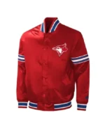 Toronto Blue Jays Red Canada Day Satin Jacket