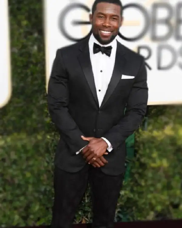 Trevante Rhodes Black Suit