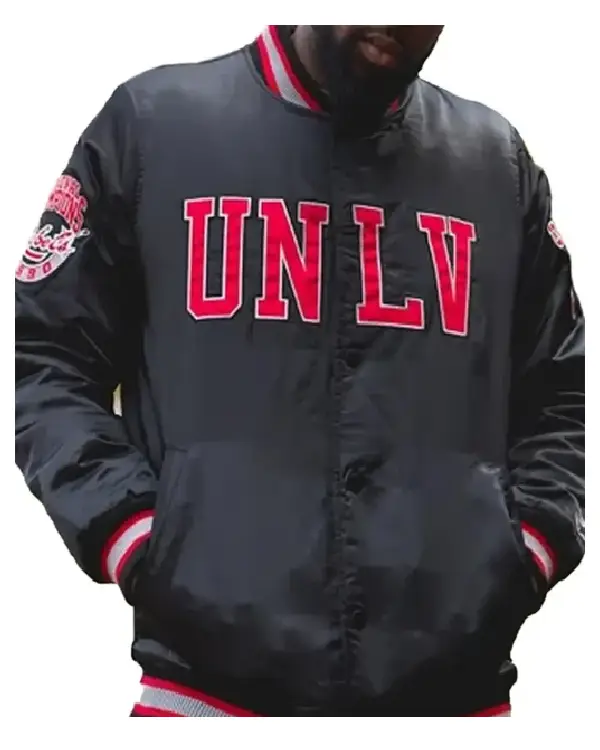 UNLV 90’s Satin Varsity Jacket