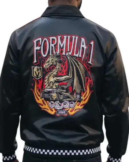 Vegas Golden Knights LV Grand Prix Varsity Jacket