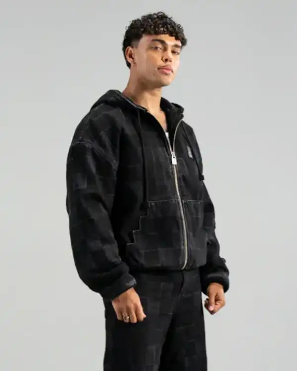 Very Cool x Minecraft Wither Hooded Denim Jacket