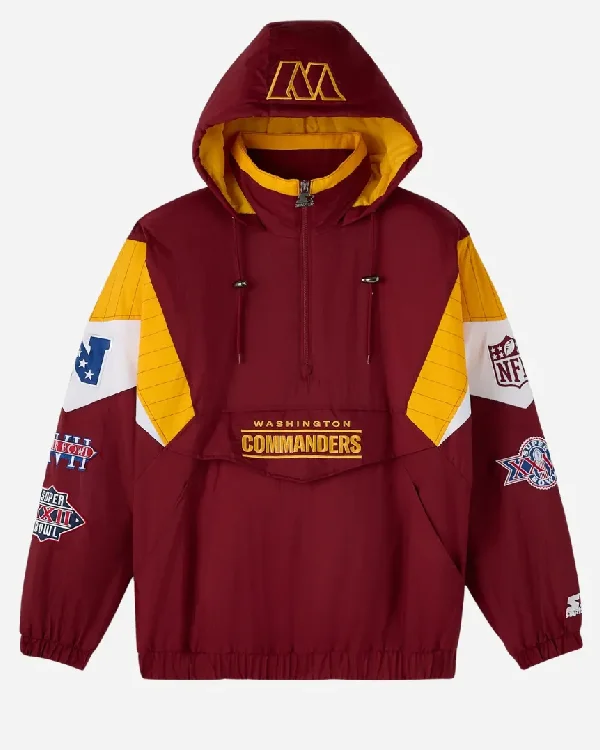 Washington Commanders OVO Starter Pullover Jacket