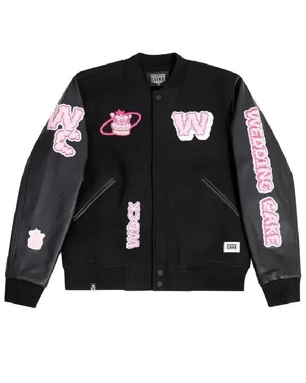 Wedding Cake Varsity Black Jacket