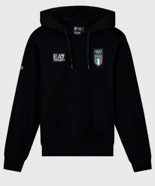 Winter Olympics 2026 Team Italy EA7 Emporio Armani Hoodie