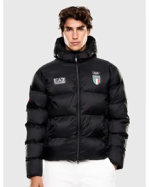 Winter Olympics 2026 Team Italy EA7 Emporio Armani Puffer Jacket (1)
