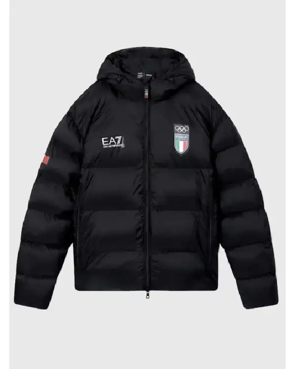 Winter Olympics 2026 Team Italy EA7 Emporio Armani Puffer Jacket
